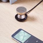 Boxa portabila wireless Lexon Tamo, 3W, Bluetooth 5.0, Autonomie 3h, USB-C, IPX4, Gold 6 - lerato.ro