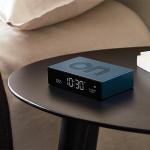 Ceas cu alarma Lexon Flip Premium, Snooze, Display Digital, Luminozitate ajustabila, USB-C, Albastru 7 - lerato.ro