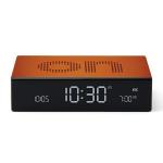 Ceas cu alarma Lexon Flip Premium, Snooze, Display Digital, Luminozitate ajustabila, USB-C, Portocaliu 2 - lerato.ro