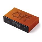 Ceas cu alarma Lexon Flip Premium, Snooze, Display Digital, Luminozitate ajustabila, USB-C, Portocaliu 5 - lerato.ro