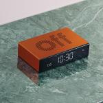 Ceas cu alarma Lexon Flip Premium, Snooze, Display Digital, Luminozitate ajustabila, USB-C, Portocaliu 7 - lerato.ro