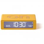 Ceas cu alarma Lexon Flip Mini, Display Digital, Autonomie 6 luni, USB-C, Galben 4 - lerato.ro