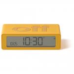 Ceas cu alarma Lexon Flip Mini, Display Digital, Autonomie 6 luni, USB-C, Galben 3 - lerato.ro