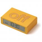 Ceas cu alarma Lexon Flip Mini, Display Digital, Autonomie 6 luni, USB-C, Galben 5 - lerato.ro