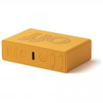 Ceas cu alarma Lexon Flip Mini, Display Digital, Autonomie 6 luni, USB-C, Galben 6 - lerato.ro
