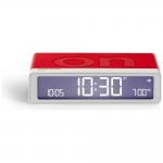 Ceas cu alarma Lexon Flip Classic X Pantone, Snooze, Display Digital, Luminozitate ajustabila, USB-C, Rosu 2 - lerato.ro