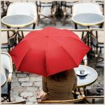 Umbrela pliabila Lexon Mini Hook, Lungime 50cm, Diametru 122cm, Rosu 4 - lerato.ro