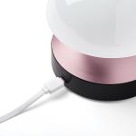 Ceas cu alarma 3in1 Lexon Mina Sunrise, Lampa LED cu 9 culori, Display Digital, 2000mAh, USB-C, Light Pink 12 - lerato.ro