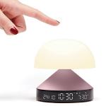 Ceas cu alarma 3in1 Lexon Mina Sunrise, Lampa LED cu 9 culori, Display Digital, 2000mAh, USB-C, Light Pink 11 - lerato.ro