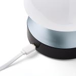 Ceas cu alarma 3in1 Lexon Mina Sunrise, Lampa LED cu 9 culori, Display Digital, 2000mAh, USB-C, Light Blue 12 - lerato.ro