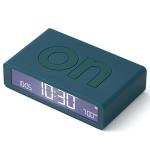 Ceas cu alarma Lexon Flip Classic, Snooze, Display Digital, 1200mAh, USB-C, Duck Blue 4 - lerato.ro