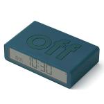 Ceas cu alarma Lexon Flip Classic, Snooze, Display Digital, 1200mAh, USB-C, Duck Blue 5 - lerato.ro