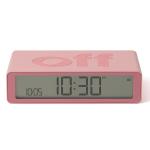 Ceas cu alarma Lexon Flip Classic, Snooze, Display Digital, 1200mAh, USB-C, Roz 3 - lerato.ro