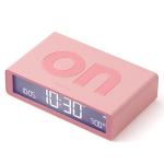 Ceas cu alarma Lexon Flip Classic, Snooze, Display Digital, 1200mAh, USB-C, Roz 4 - lerato.ro