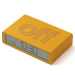 Ceas cu alarma Lexon Flip Classic, Snooze, Display Digital, 1200mAh, USB-C, Galben 5 - lerato.ro
