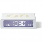 Ceas cu alarma Lexon Flip Mini, Display Digital, Autonomie 6 luni, USB-C, Alb 4 - lerato.ro
