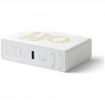 Ceas cu alarma Lexon Flip Mini, Display Digital, Autonomie 6 luni, USB-C, Alb 6 - lerato.ro