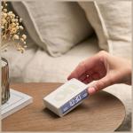 Ceas cu alarma Lexon Flip Mini, Display Digital, Autonomie 6 luni, USB-C, Alb 10 - lerato.ro