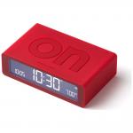 Ceas cu alarma Lexon Flip Mini, Display Digital, Autonomie 6 luni, USB-C, Rosu 2 - lerato.ro