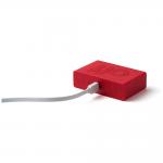 Ceas cu alarma Lexon Flip Mini, Display Digital, Autonomie 6 luni, USB-C, Rosu 7 - lerato.ro
