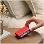 Ceas cu alarma Lexon Flip Mini, Display Digital, Autonomie 6 luni, USB-C, Rosu 10 - lerato.ro
