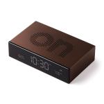 Ceas cu alarma Lexon Flip Premium, Snooze, Display Digital, Luminozitate ajustabila, USB-C, Bronz 4 - lerato.ro
