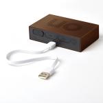 Ceas cu alarma Lexon Flip Premium, Snooze, Display Digital, Luminozitate ajustabila, USB-C, Bronz 6 - lerato.ro