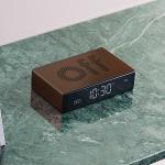 Ceas cu alarma Lexon Flip Premium, Snooze, Display Digital, Luminozitate ajustabila, USB-C, Bronz 7 - lerato.ro