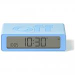 Ceas cu alarma Lexon Flip Mini, Display Digital, Autonomie 6 luni, USB-C, Light Blue 3 - lerato.ro