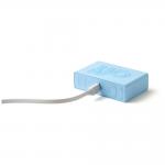 Ceas cu alarma Lexon Flip Mini, Display Digital, Autonomie 6 luni, USB-C, Light Blue 7 - lerato.ro