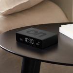 Ceas cu alarma Lexon Flip Premium, Snooze, Display Digital, Luminozitate ajustabila, USB-C, Negru 7 - lerato.ro