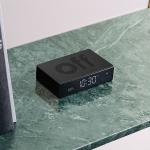 Ceas cu alarma Lexon Flip Premium, Snooze, Display Digital, Luminozitate ajustabila, USB-C, Negru 8 - lerato.ro