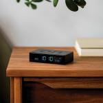 Ceas cu alarma Lexon Flip Premium, Snooze, Display Digital, Luminozitate ajustabila, USB-C, Negru 10 - lerato.ro