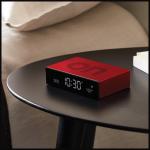 Ceas cu alarma Lexon Flip Premium, Snooze, Display Digital, Luminozitate ajustabila, USB-C, Rosu 7 - lerato.ro