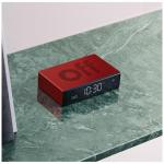 Ceas cu alarma Lexon Flip Premium, Snooze, Display Digital, Luminozitate ajustabila, USB-C, Rosu 8 - lerato.ro