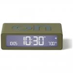 Ceas cu alarma Lexon Flip Mini, Display Digital, Autonomie 6 luni, USB-C, Khaki 4 - lerato.ro