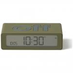 Ceas cu alarma Lexon Flip Mini, Display Digital, Autonomie 6 luni, USB-C, Khaki 3 - lerato.ro