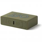 Ceas cu alarma Lexon Flip Mini, Display Digital, Autonomie 6 luni, USB-C, Khaki 6 - lerato.ro