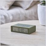 Ceas cu alarma Lexon Flip Mini, Display Digital, Autonomie 6 luni, USB-C, Khaki 8 - lerato.ro