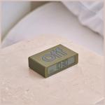 Ceas cu alarma Lexon Flip Mini, Display Digital, Autonomie 6 luni, USB-C, Khaki 9 - lerato.ro