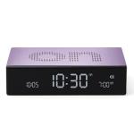 Ceas cu alarma Lexon Flip Premium, Snooze, Display Digital, Luminozitate ajustabila, USB-C, Violet 2 - lerato.ro