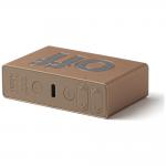 Ceas cu alarma Lexon Flip Mini, Display Digital, Autonomie 6 luni, USB-C, Gold 6 - lerato.ro