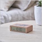 Ceas cu alarma Lexon Flip Mini, Display Digital, Autonomie 6 luni, USB-C, Gold 9 - lerato.ro