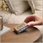 Ceas cu alarma Lexon Flip Mini, Display Digital, Autonomie 6 luni, USB-C, Gold 10 - lerato.ro