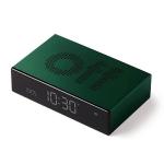 Ceas cu alarma Lexon Flip Premium, Snooze, Display Digital, Luminozitate ajustabila, USB-C, Dark Green 5 - lerato.ro