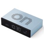 Ceas cu alarma Lexon Flip Premium, Snooze, Display Digital, Luminozitate ajustabila, USB-C, Light Blue 4 - lerato.ro