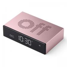 Sisteme, Kit-uri si Senzori Smart Home, Ceas cu alarma Lexon Flip Premium, Snooze, Display Digital, Luminozitate ajustabila, USB-C, Light Pink, lerato.ro