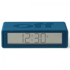 Sisteme, Kit-uri si Senzori Smart Home, Ceas cu alarma Lexon Flip Plus, Snooze, Display Digital, 104 x 65 x 30 mm, Albastru, lerato.ro