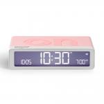 Ceas cu alarma Lexon Flip Classic X Pantone, Snooze, Display Digital, Luminozitate ajustabila, USB-C, Roz 2 - lerato.ro