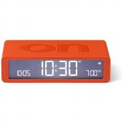 Ceas cu alarma Lexon Flip Classic X Pantone, Snooze, Display Digital, Luminozitate ajustabila, USB-C, Portocaliu
